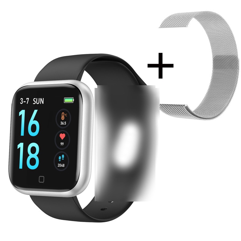 Smart watch T80 upgrade waterproof T80S smart bracelet Activity Fitness tracker Heart rate monitor Band Men women smartwatch - Imagen 9