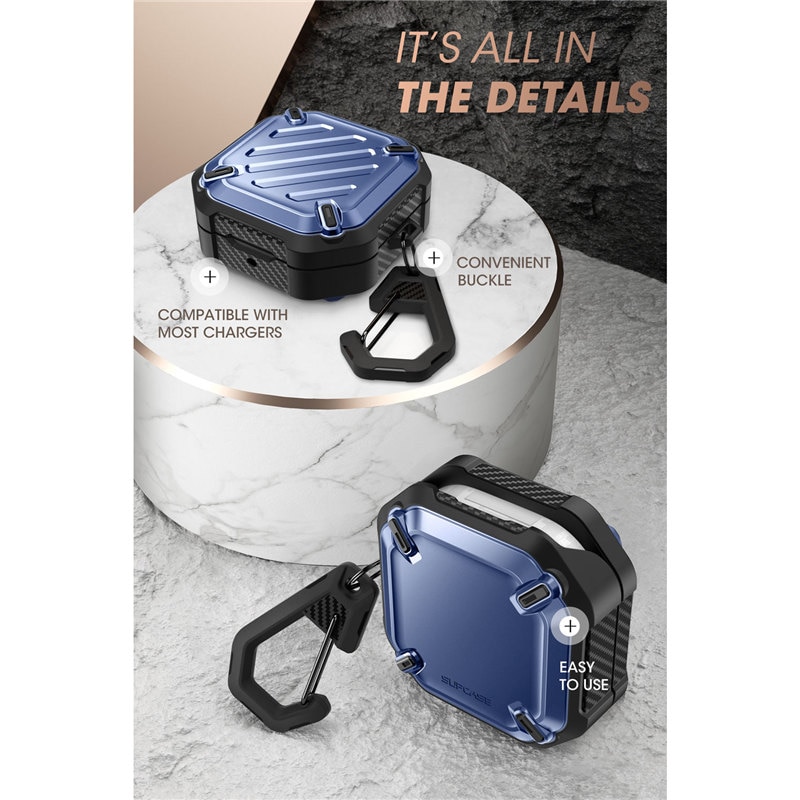 SUPCASE For Samsung Galaxy Buds Live (2020)/Buds Pro (2021)/Buds 2 (2021)/Buds 2 Pro (2022) UB Pro Case Full-Body Rugged Cover - Imagen 5