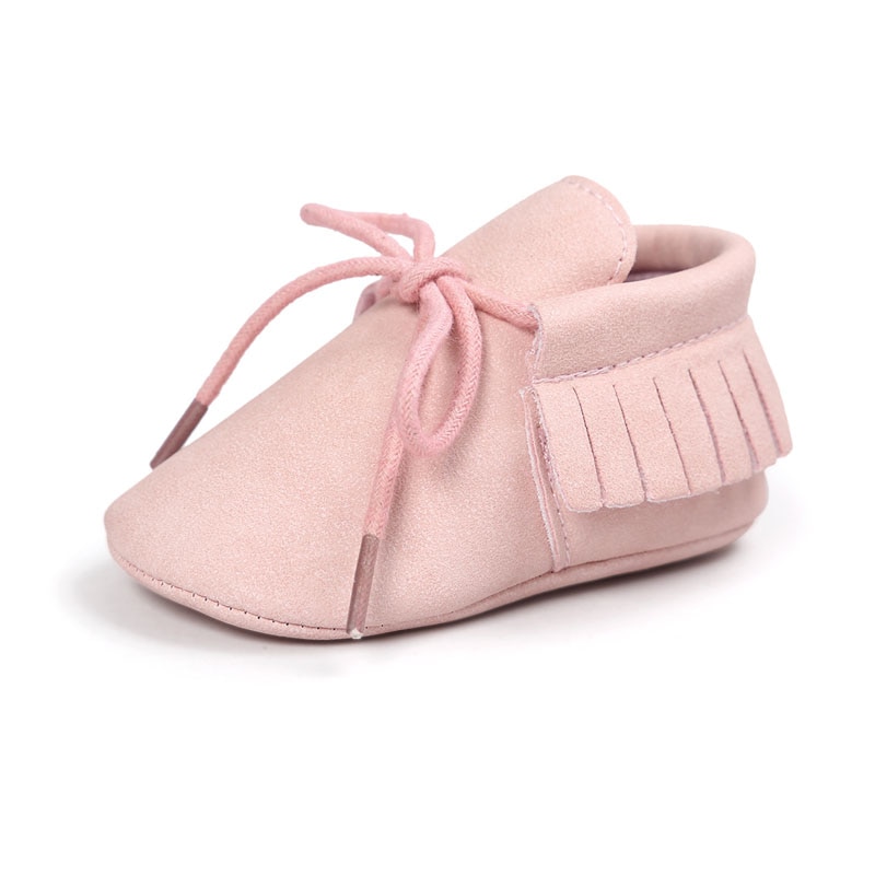 2021 Autumn/Spring Baby Shoes Newborn Boys Girls PU Leather Moccasins Sequin First Walkers Baby Shoes 0-18M - Imagen 6
