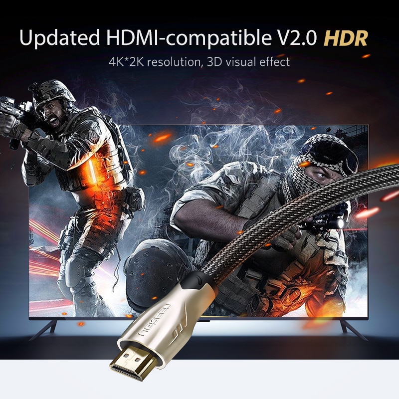 UGREEN HDMI Cable 4K/60Hz HDMI Splitter Cable for Xiaomi Mi Box HDMI 2.0 Audio Cable Switch Splitter for Tv Box PS4 HDMI Cable - Imagen 5