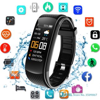2021 Smart Watch Men Women Sport Smartwatch Fitness Tracker Watch For Android iOS Heart Rate Monitor Electronic Clock Waterproof