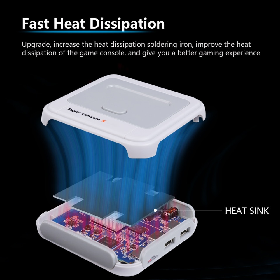 Super Console X Retro Game Console For PSP/PS1/Naomi/MAME/N64/DC With 117000+ Classic Retro Games HD Wifi TV Video Game Player - Imagen 9