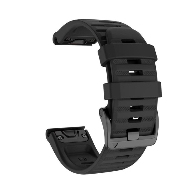 JKER 26 22MM Silicone Quick Release Watchband Strap for Garmin Fenix 6X Pro Watch Easyfit Wrist Band Strap For Fenix 6 Pro Watch - Imagen 25